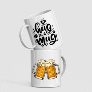 coffee lover & beer enthusiast special printed mug