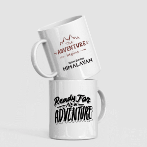 royal enfield himalayan adventure mug – ready for new adventure coffee cup