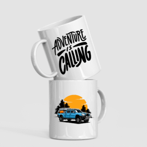 adventure is calling 4x4 off road truck printed ceramic coffee mug